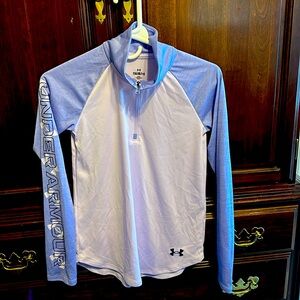 Under Armour loose fit youth quarter zip long sleeve